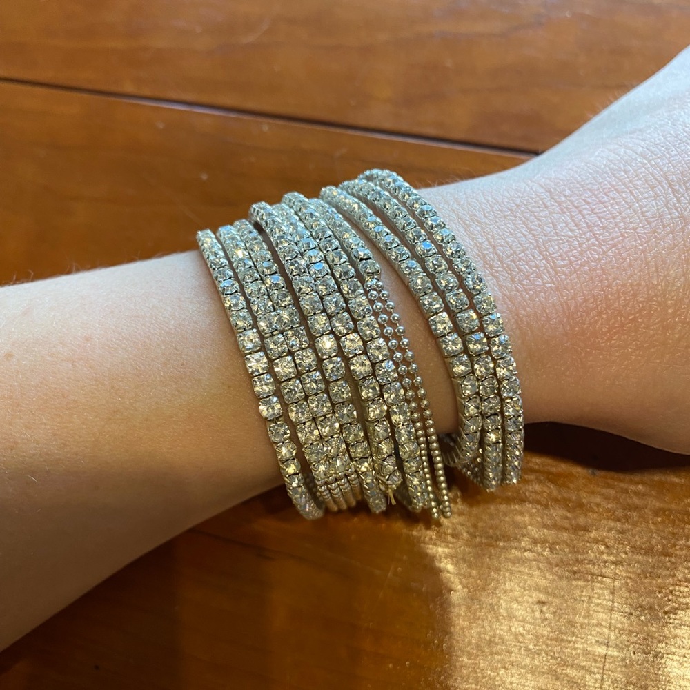 Rhinestone bracelets - Picture 3 of 3